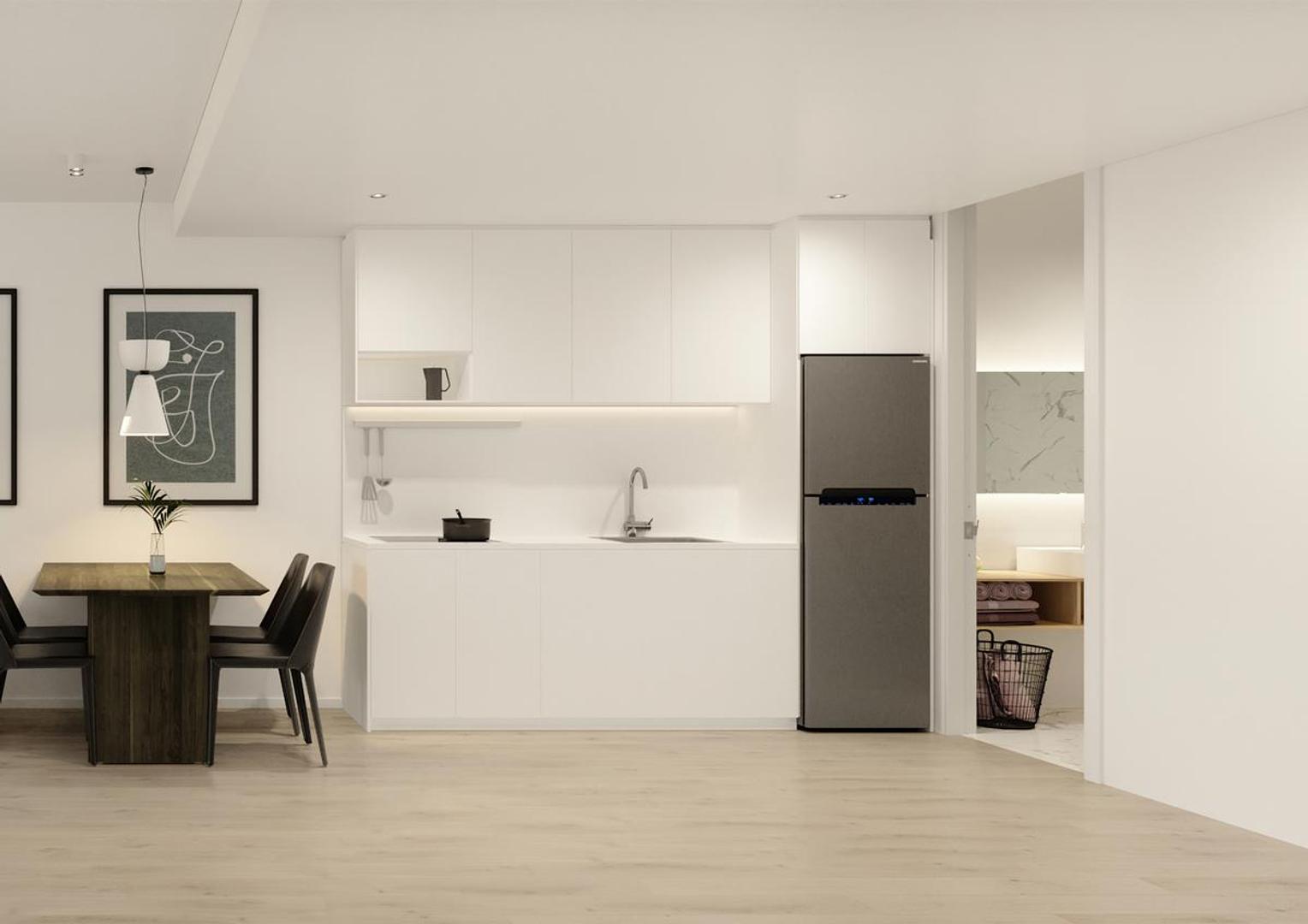 Venta Dpto Monoambiente al frente con Balcon Huergo al 200 Cañitas Palermo.