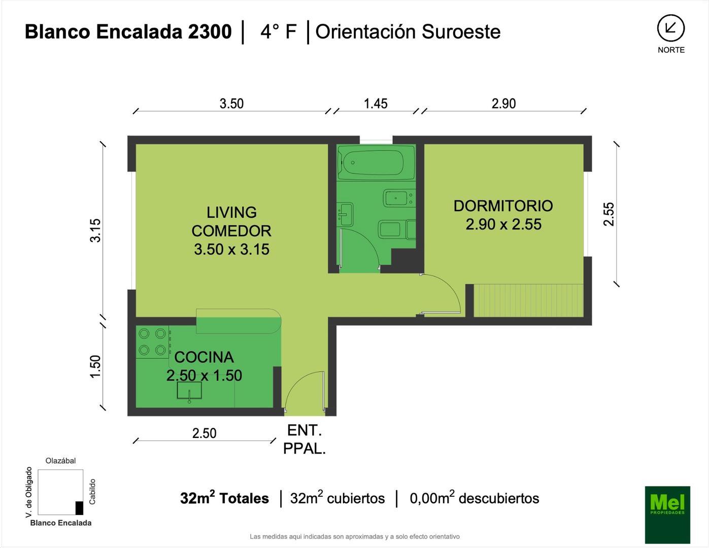 Blanco Encalada 2300, Piso 4