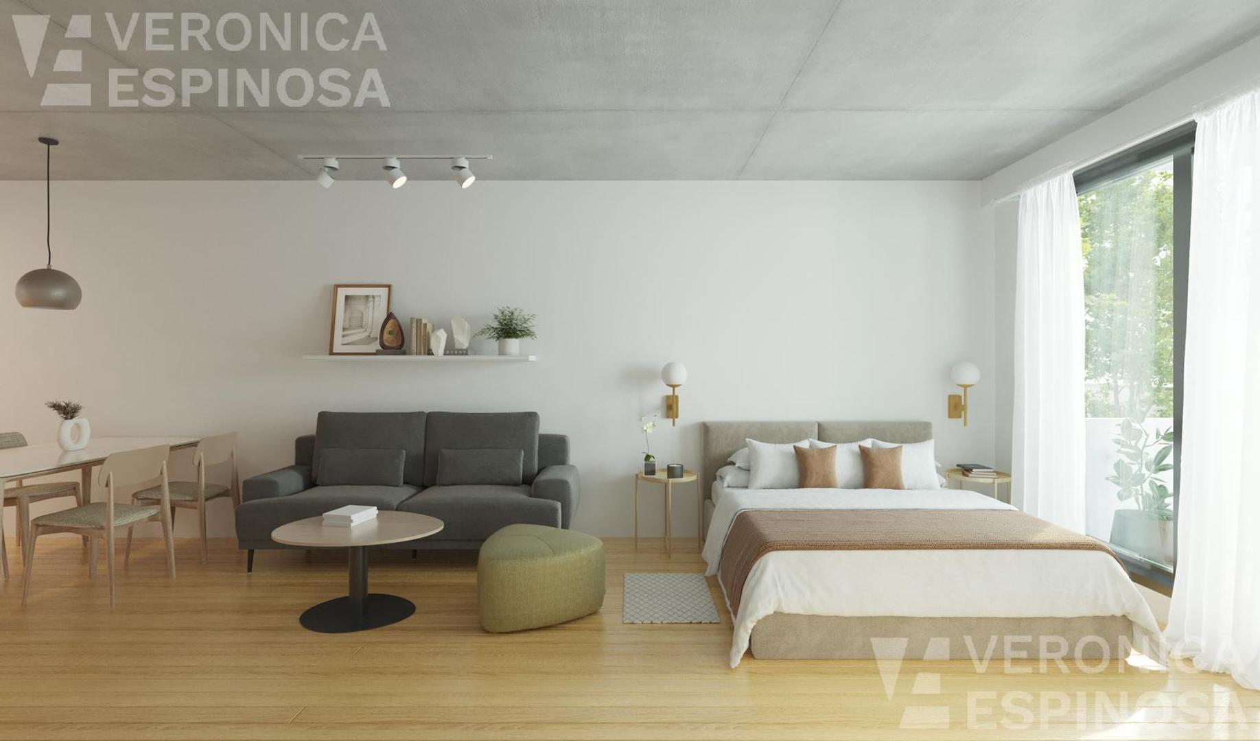 Departamento 3 ambientes con 2 baños