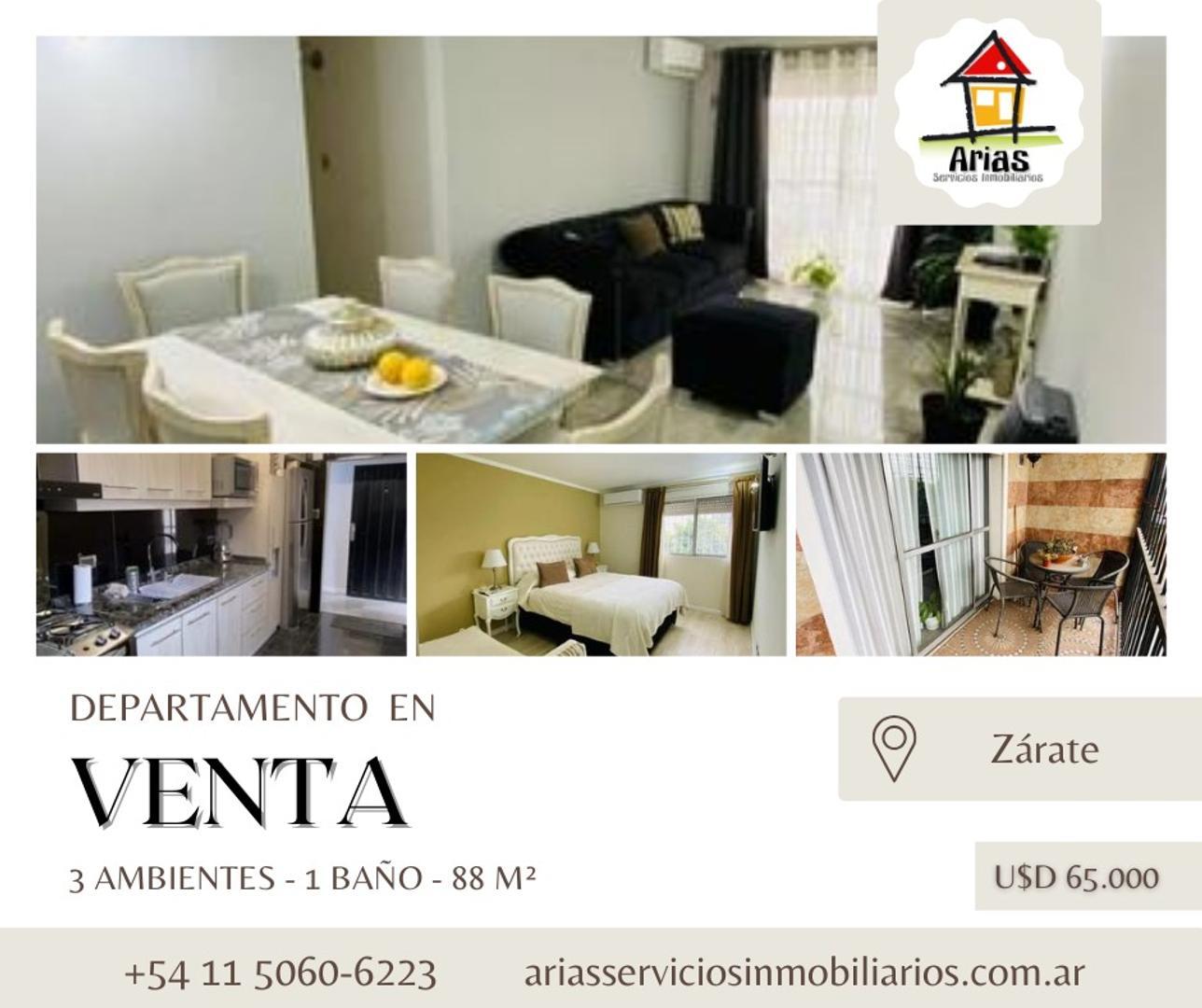 Hermoso departamento En Venta remodelado a nuevo - Zárate
