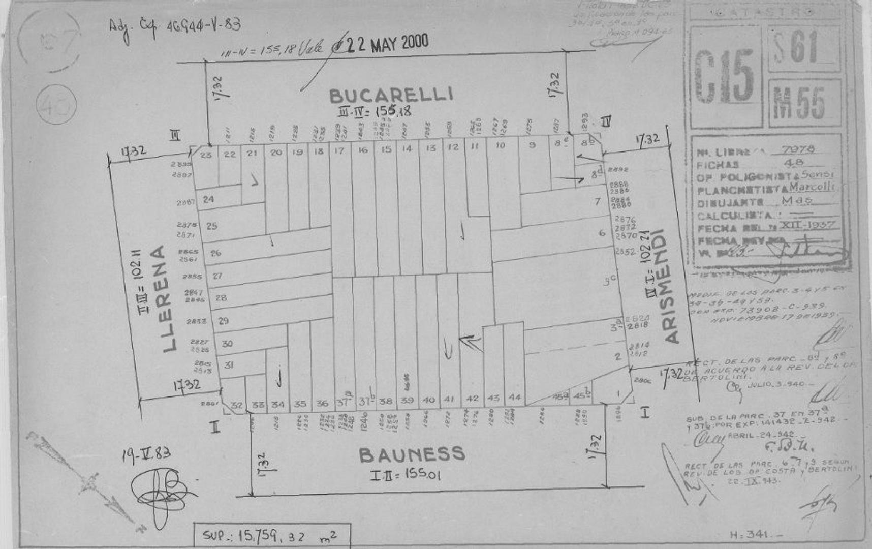 Terreno en Venta en Parque Chas, USD 460.000