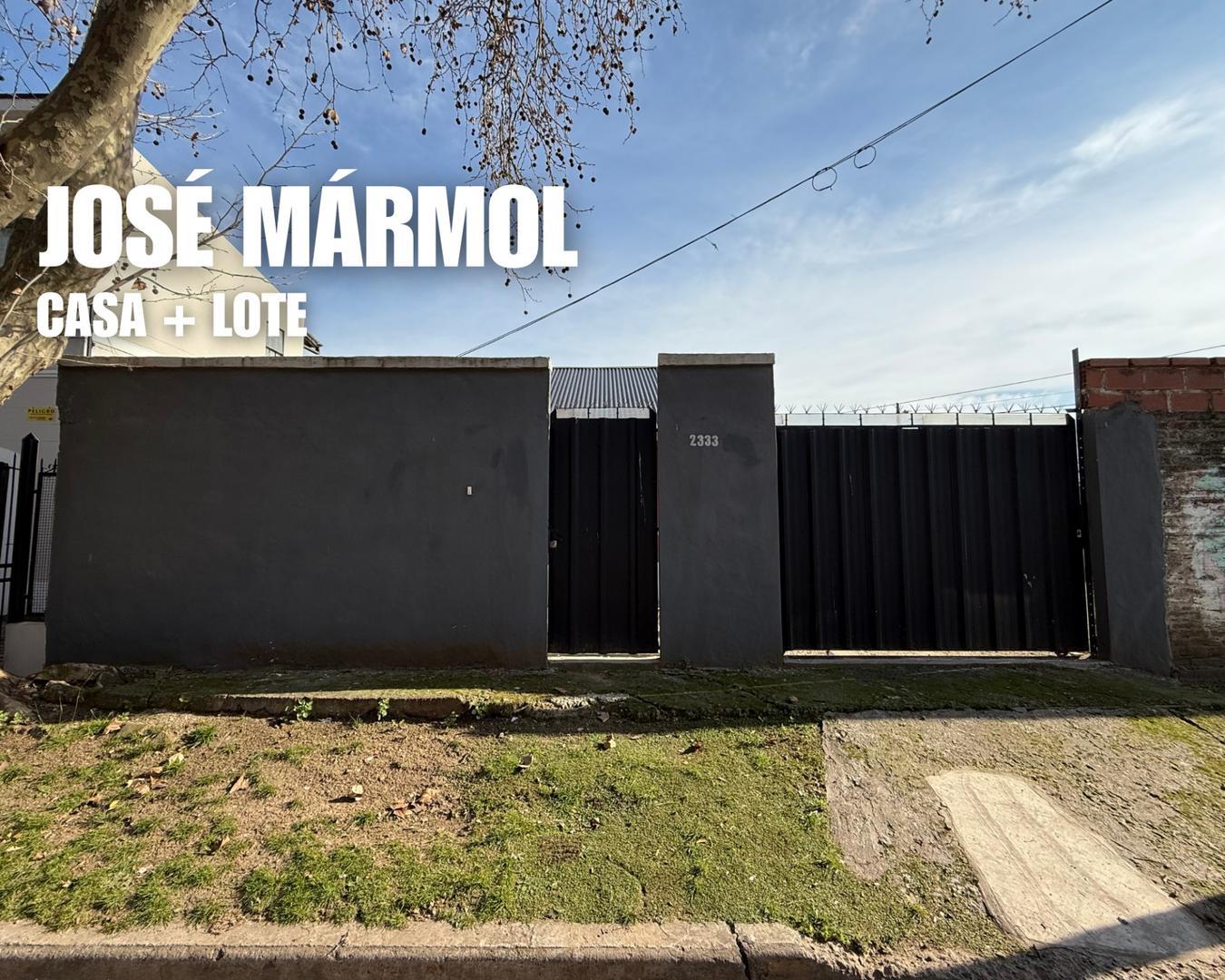 CASA + LOTE CONTIGUO EN VENTA EN JOSÉ MÁRMOL