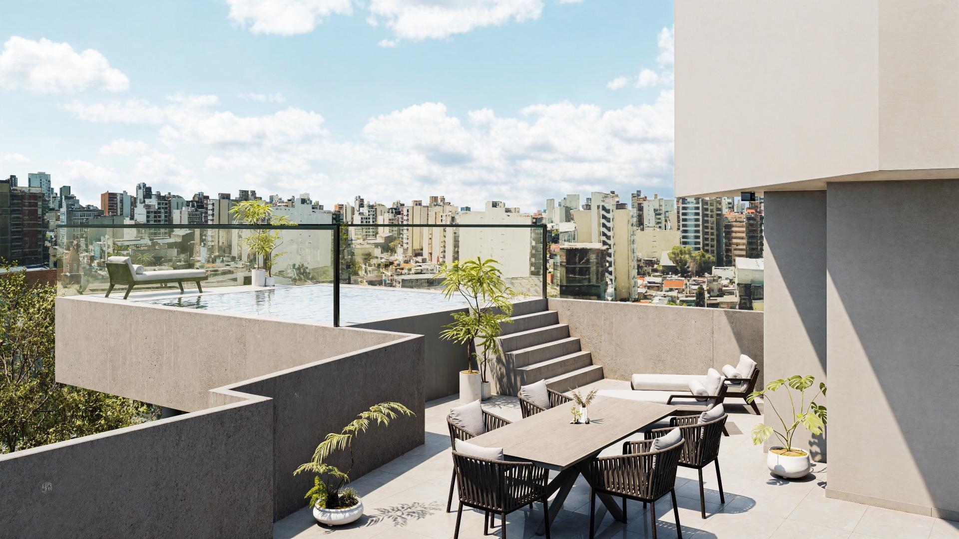 Departamento 2 ambientes con 1 baño