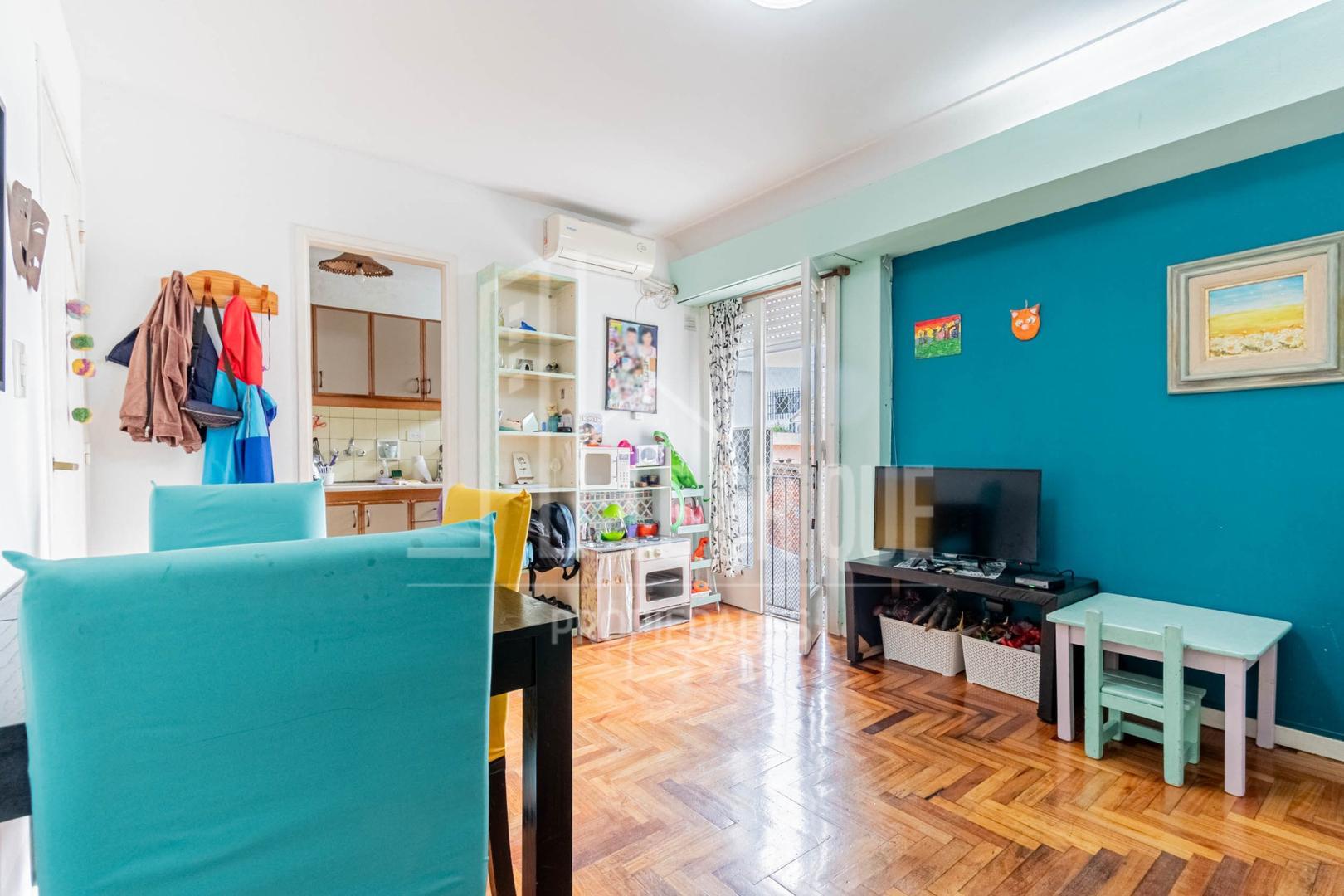 Departamento 3 ambientes con 1 baño