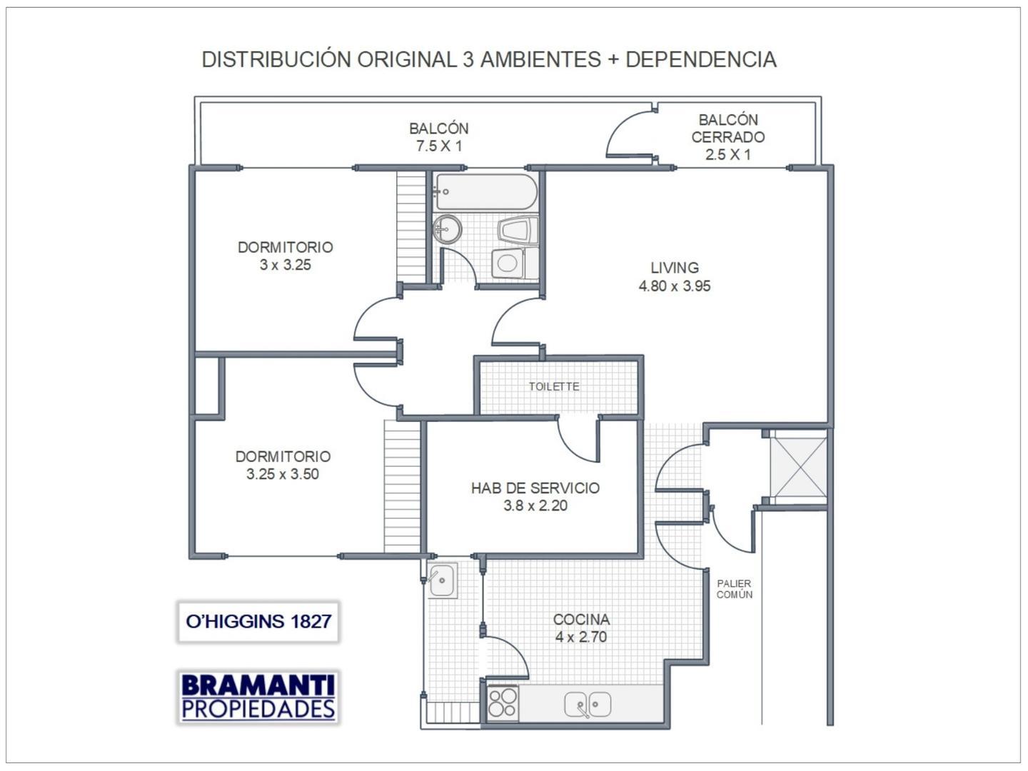 Departamento en Venta en Belgrano, USD 186.000