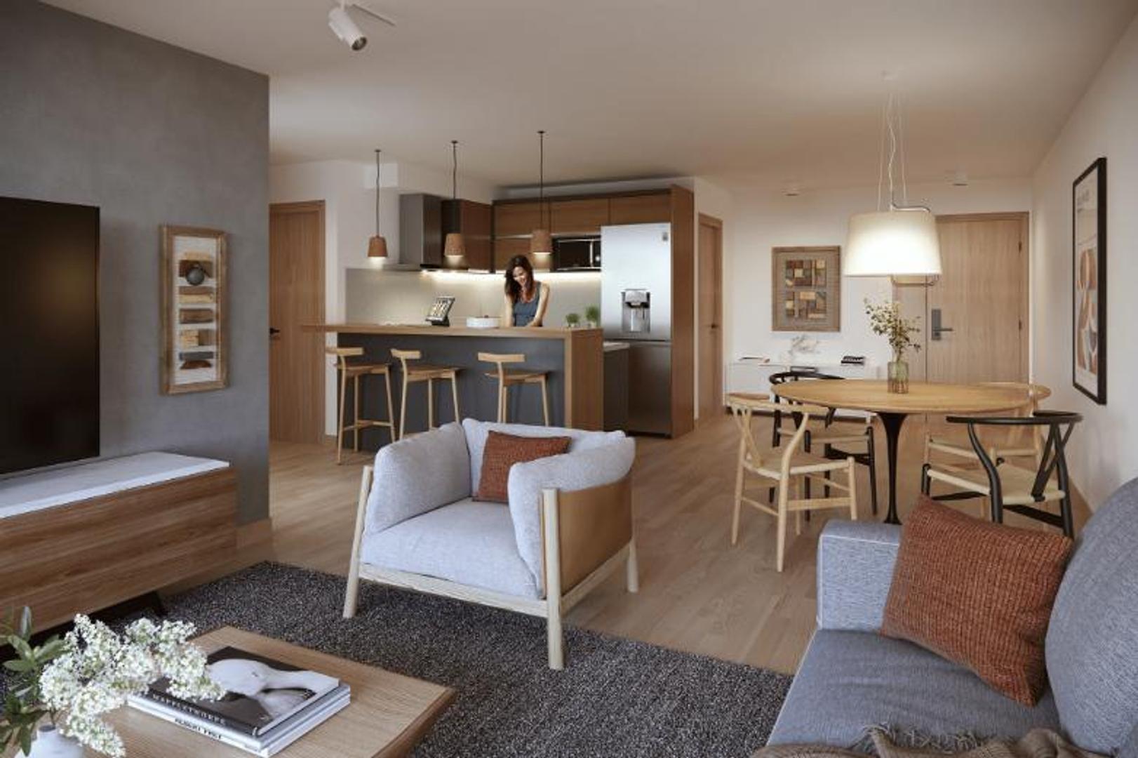 Venta 1, 2 y 3 Ambientes. Pocitos, Montevideo, Uruguay. En construcción.