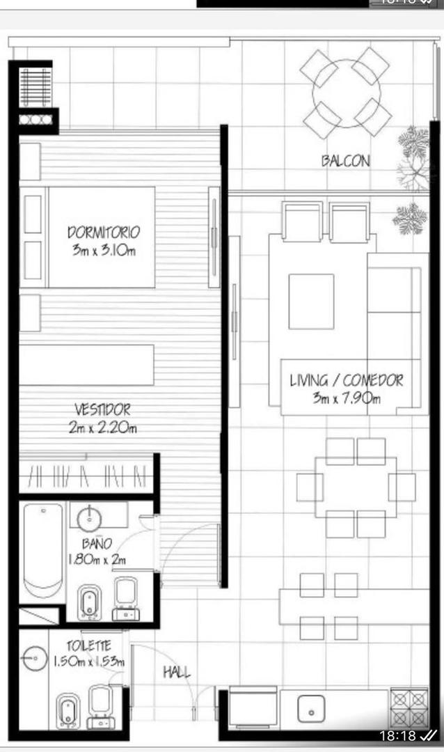 Departamento en Venta en Ciudad De Tigre, USD 120.000
