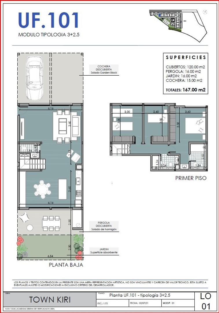 Departamento en el emprendimiento Kiri Town Houses Nordelta