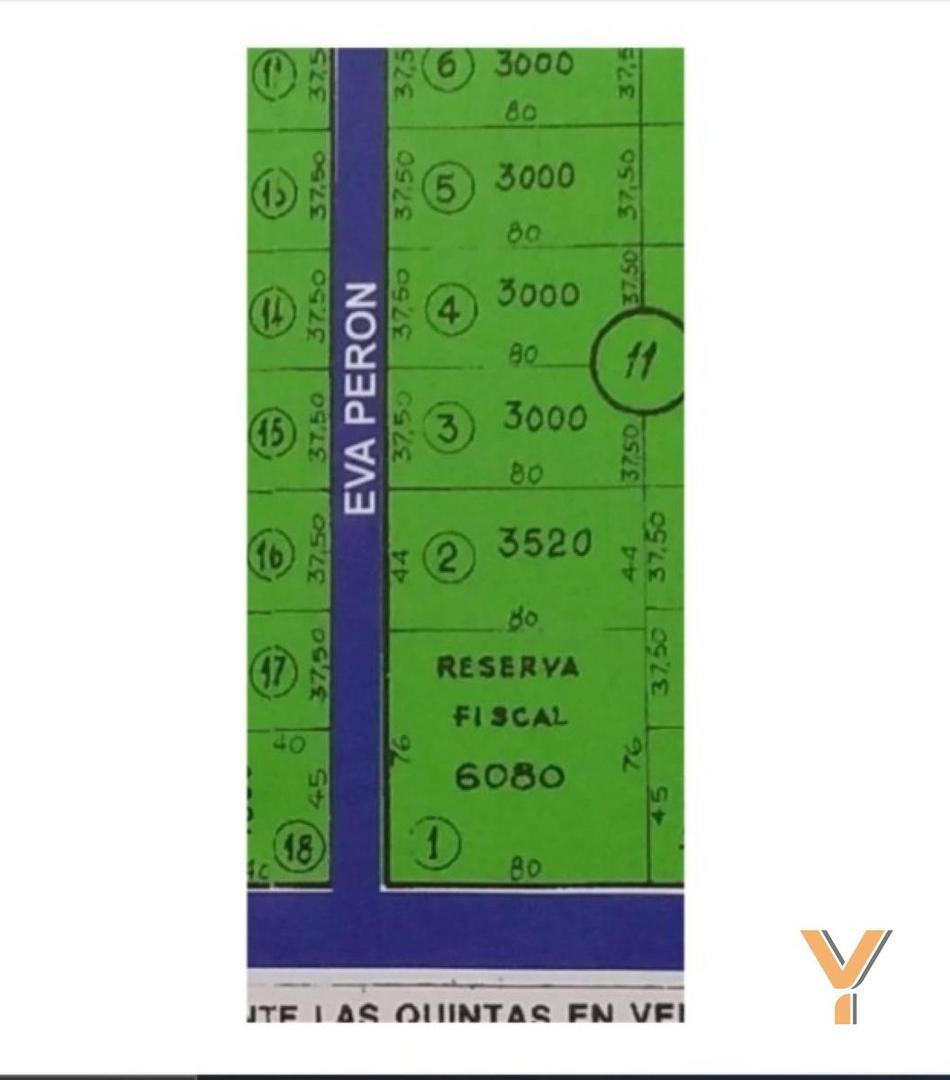 Terreno en Venta en Gómez, USD 50.000