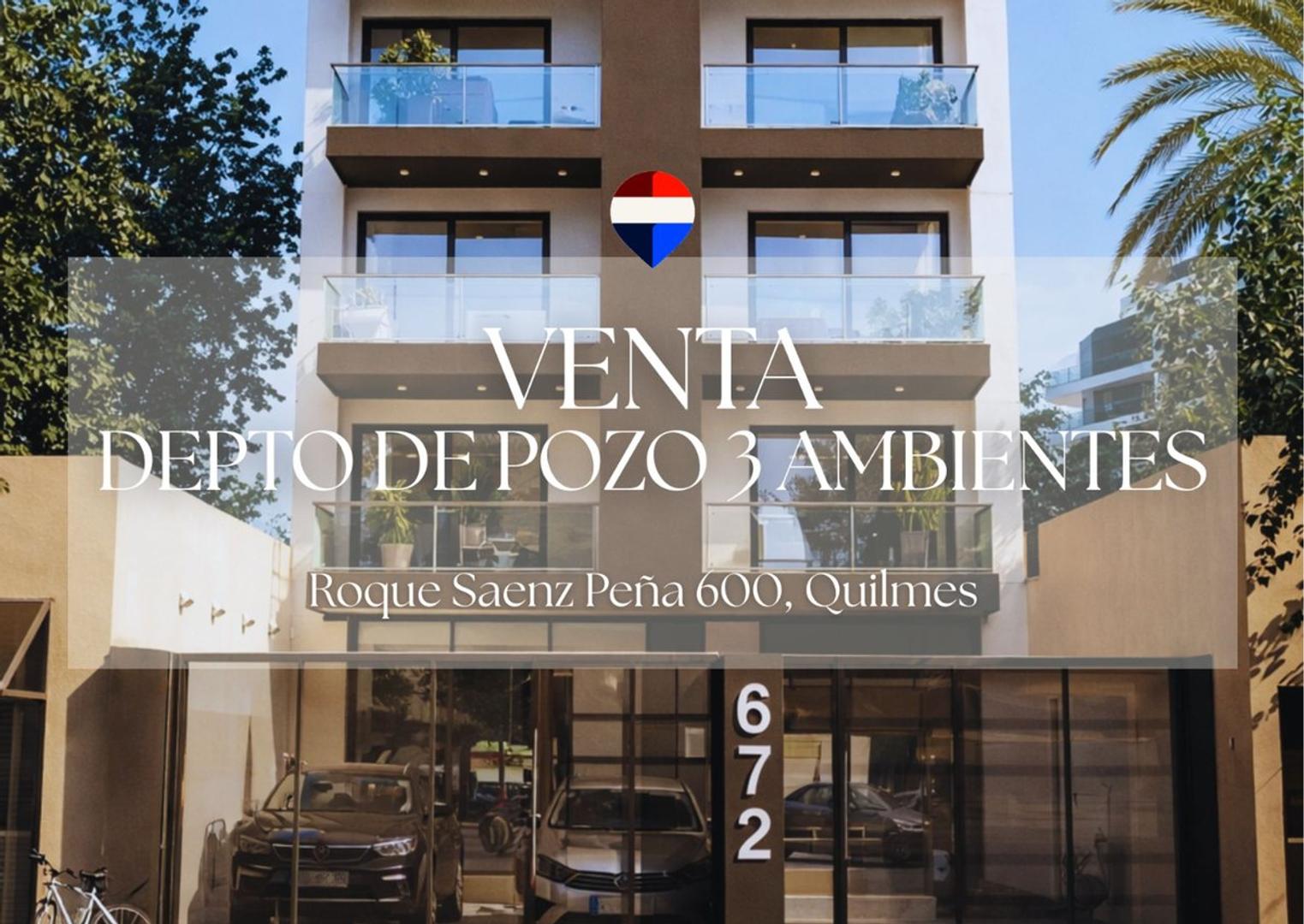 VENTA DPTO 3 AMBIENTES EN POZO – QUILMES OESTE