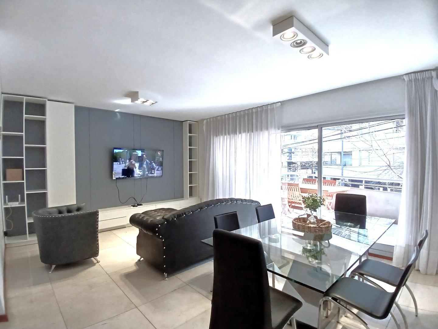 OPORTUNIDAD Piso 4 Ambientes amoblado con balcón, parrilla, 2 patios y cochera en Belgrano