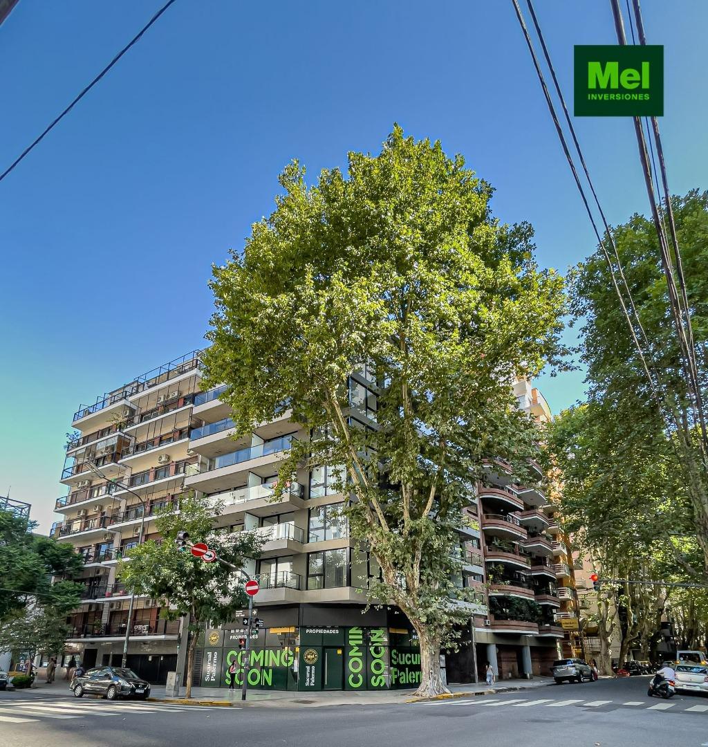 Departamento 2 ambientes con 2 baños