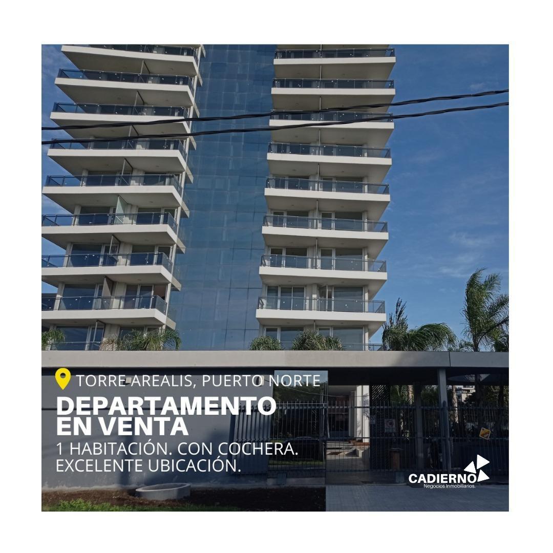 Departamento  un dormitorio  en Torre Arealis (Puerto Norte)