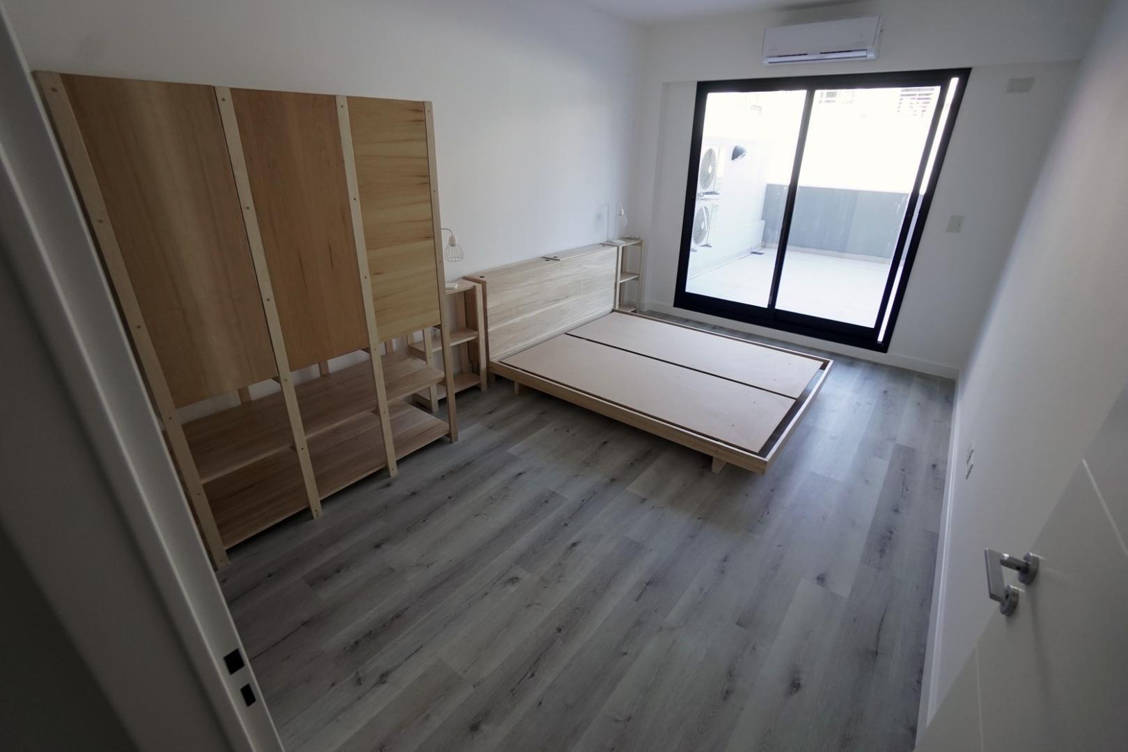 Departamento 2 ambientes con 2 baños