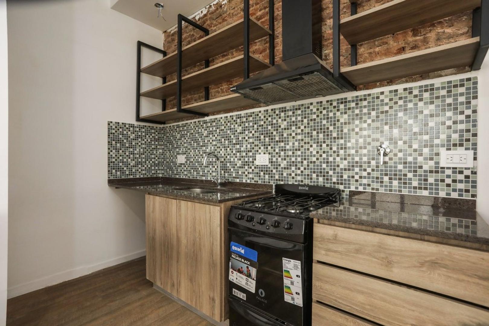 Departamento 2 ambientes con 1 baño