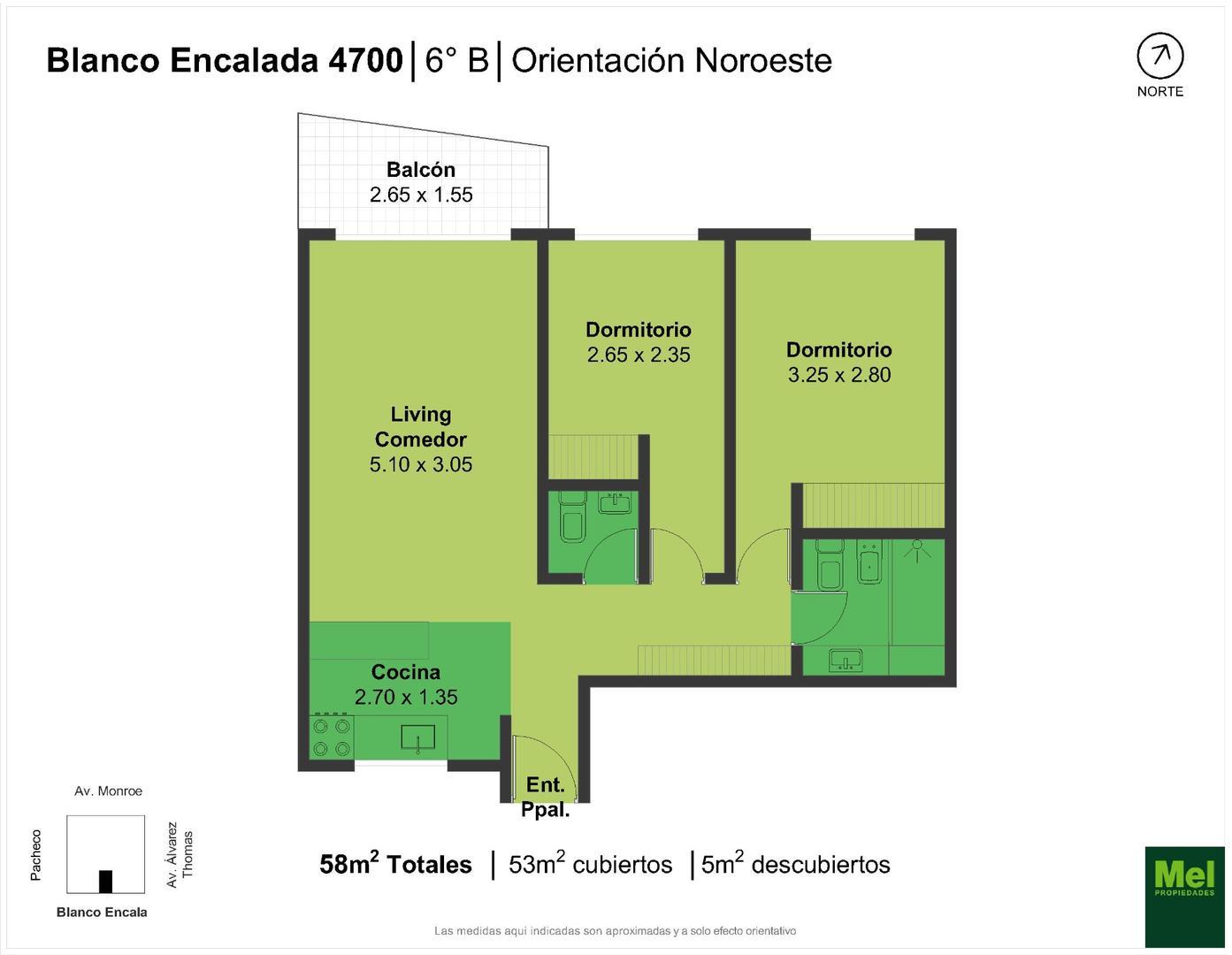 Blanco Encalada 4700, Piso 6