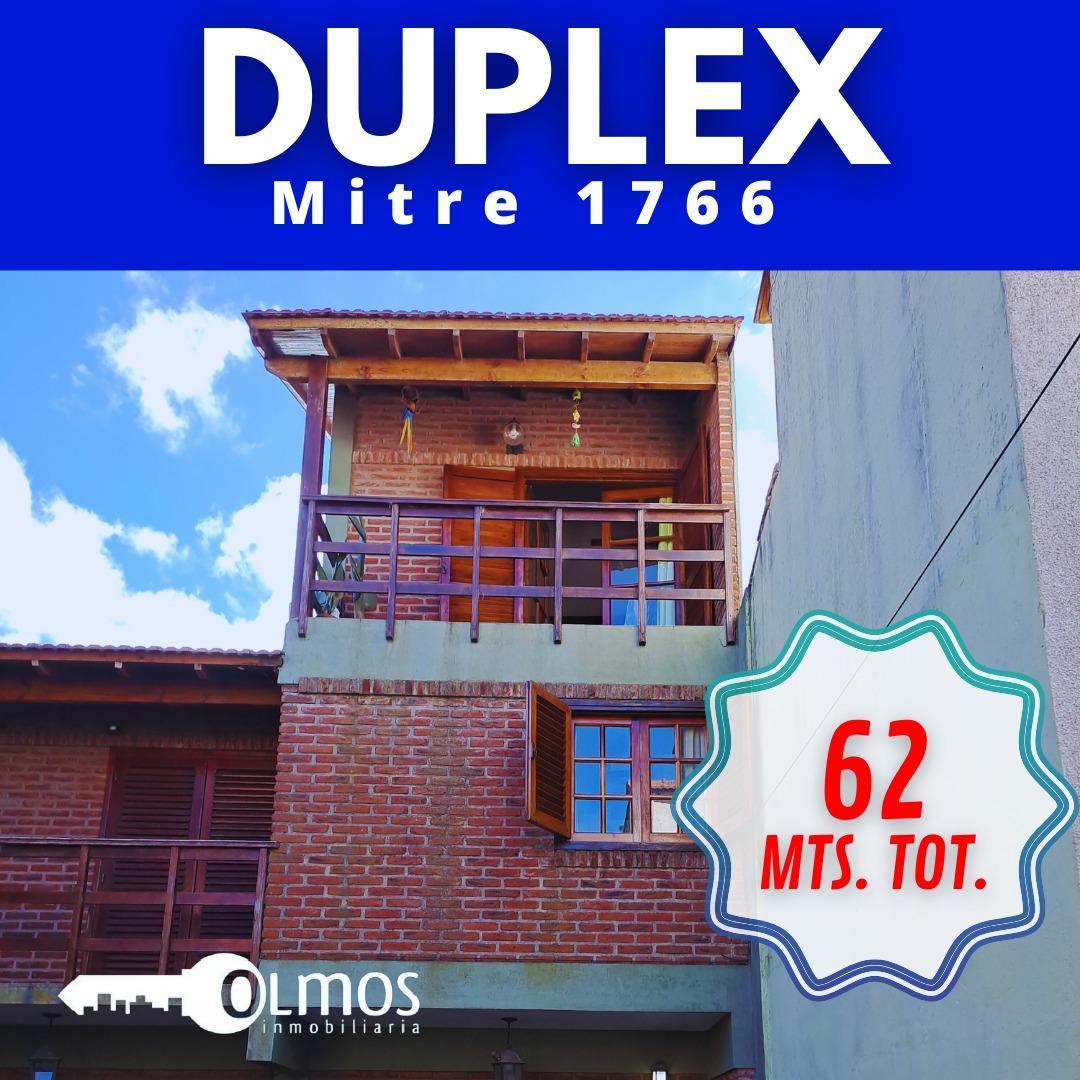 Duplex, 2 dormitorios, patio parrilla, al frente