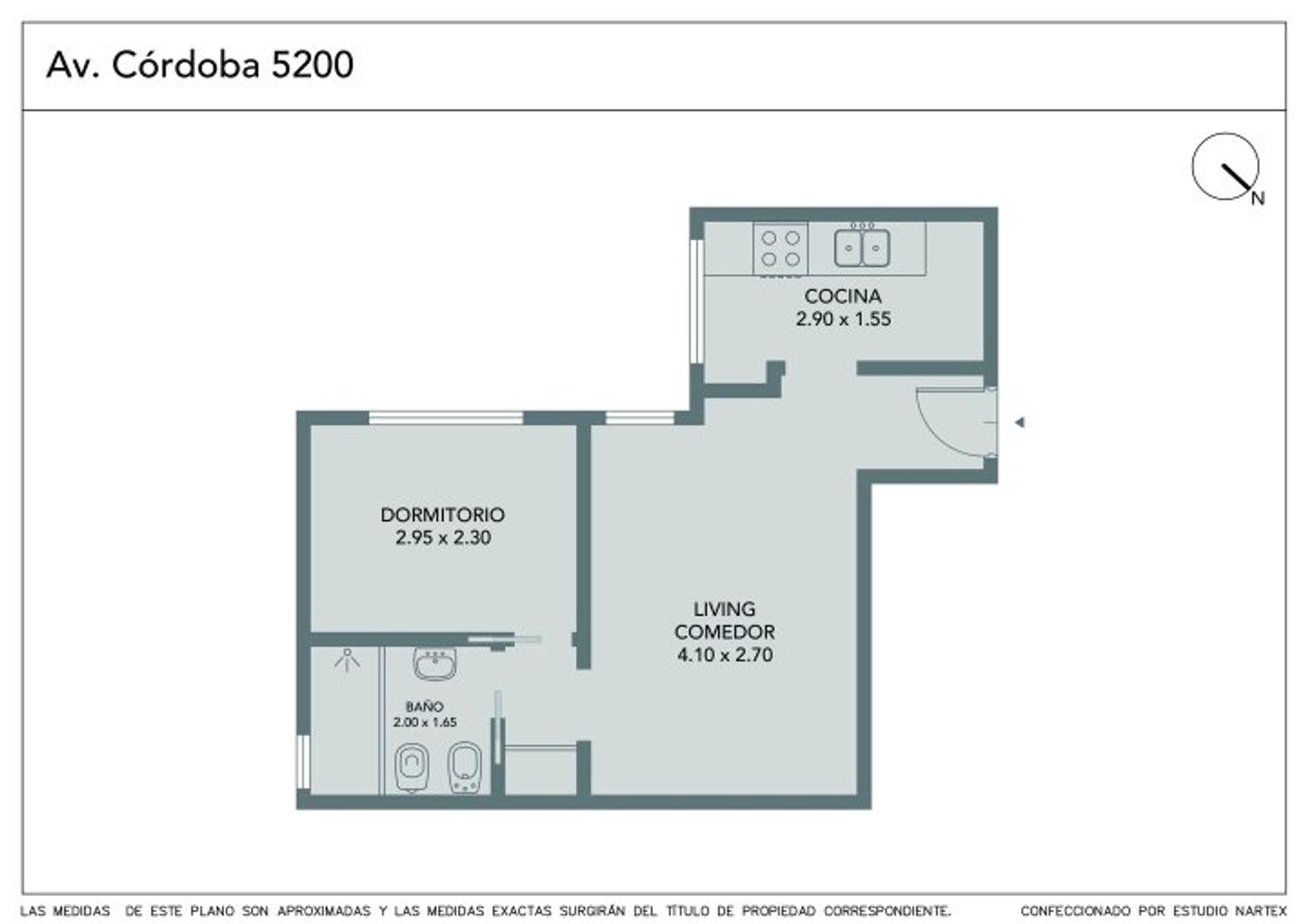 Departamento en Venta en Palermo Chico, USD 84.999