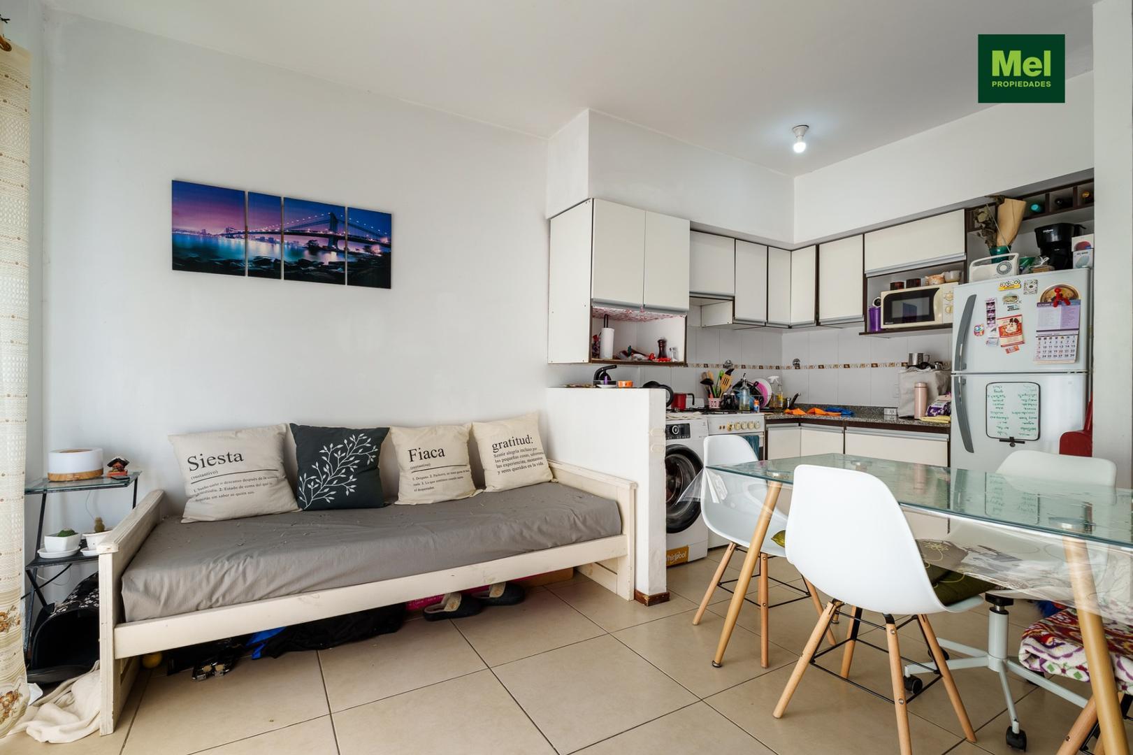 Departamento 2 ambientes con 1 baño