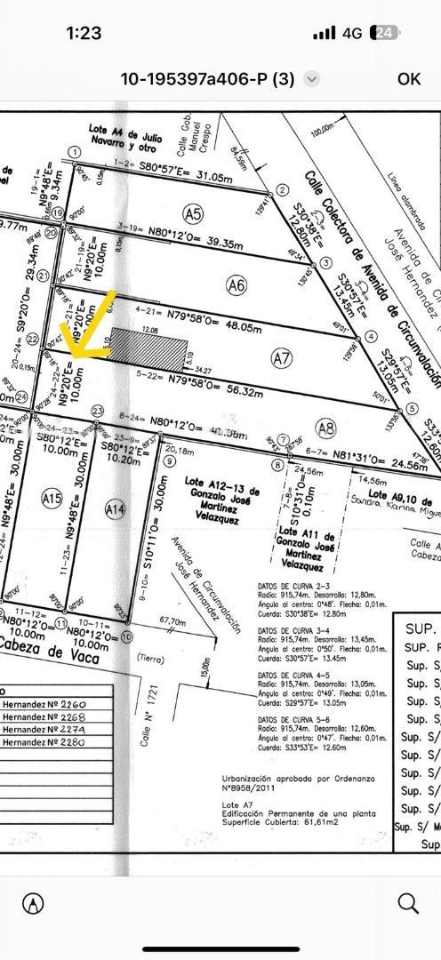 Terreno en Venta en Parana, USD 40.000