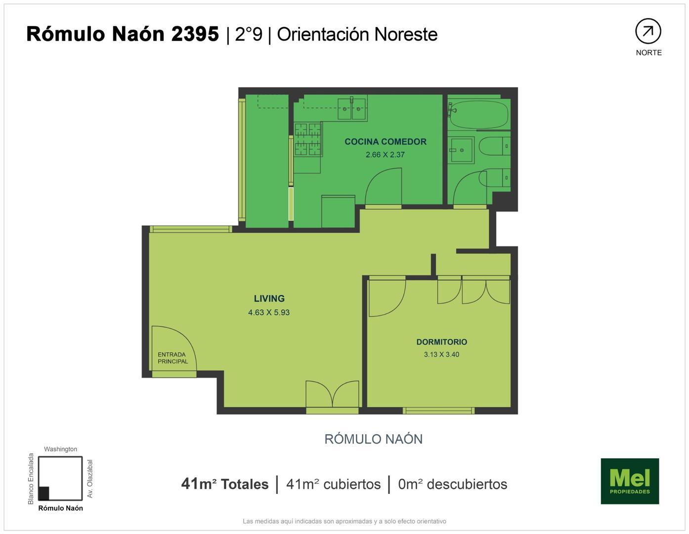 Romulo Naon 2395 , Piso 2