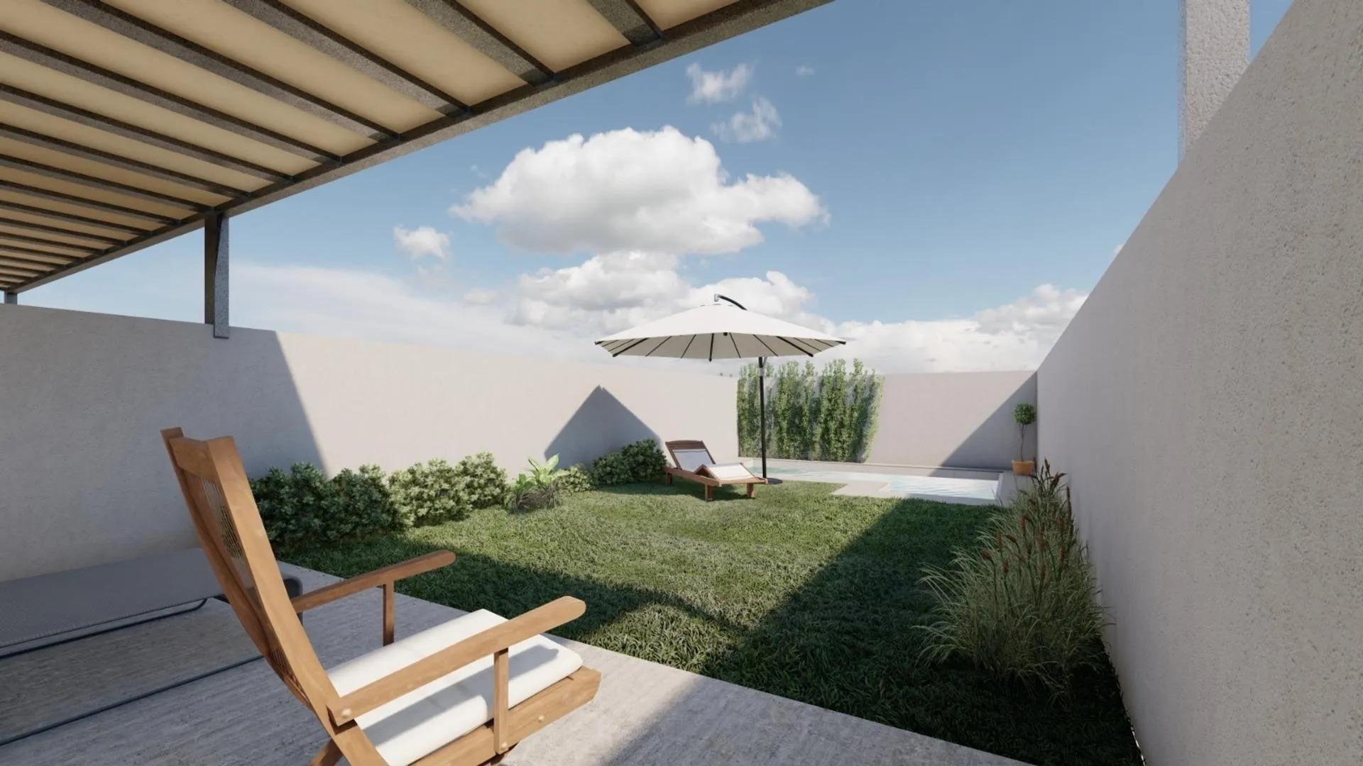 Casa 3 ambientes con 1 baño