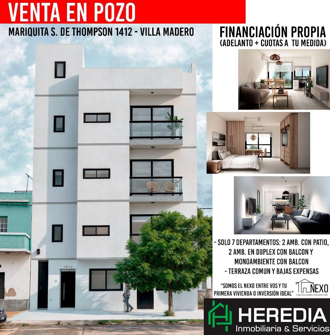 Departamento en el emprendimiento MARIQUITA THOMPSON 1412