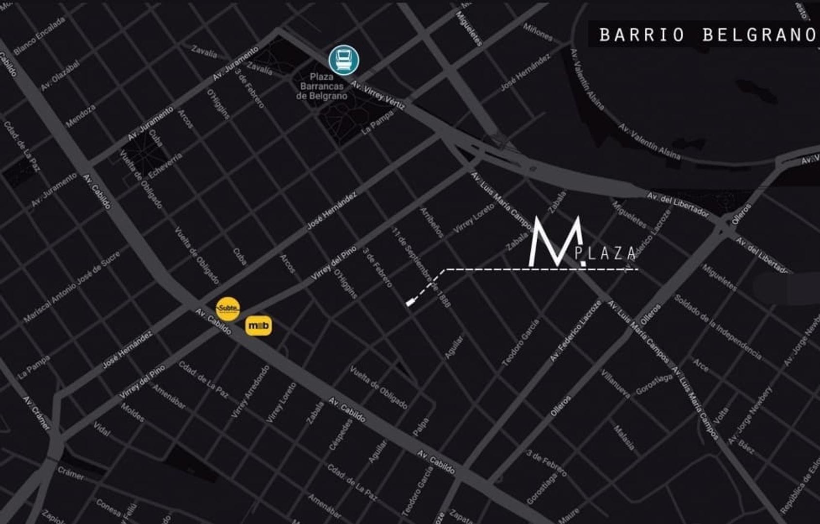 Departamento en Venta en Belgrano Barrancas, USD 347.620