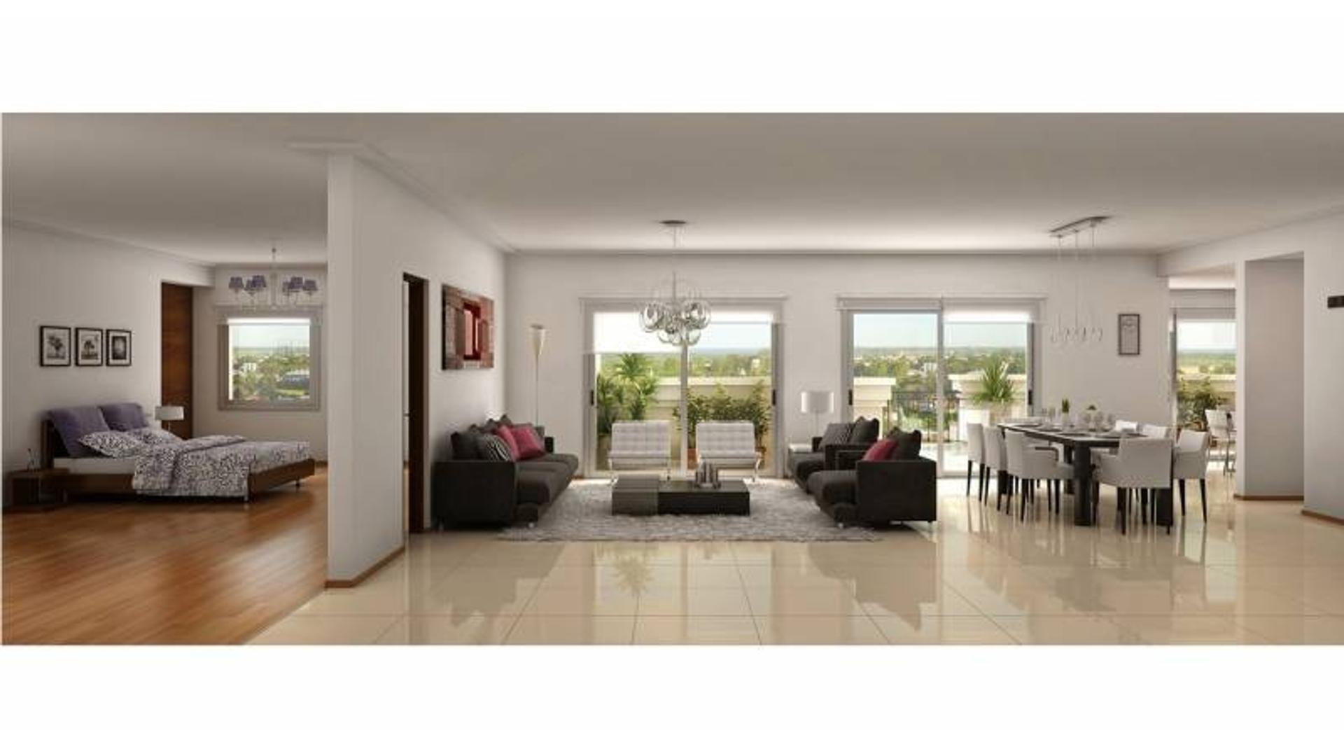 Departamento 4 ambientes con 3 baños