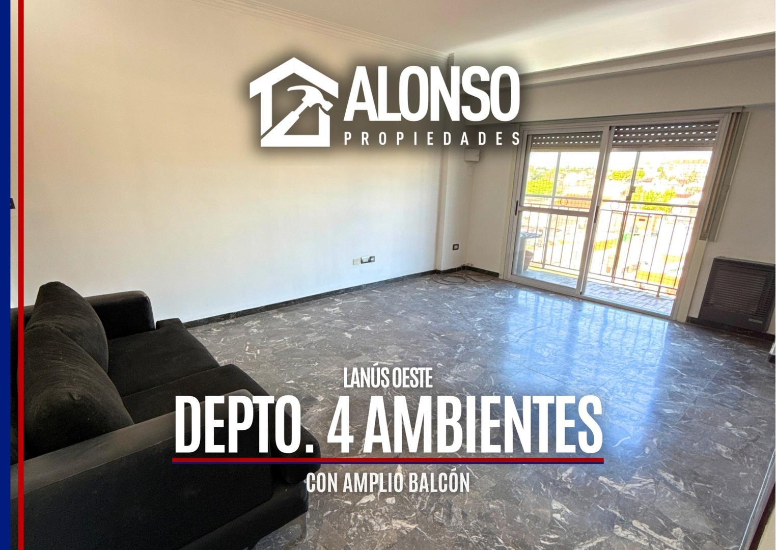 DEPARTAMENTO 4 AMBIENTES EN VENTA EN LANUS OESTE
