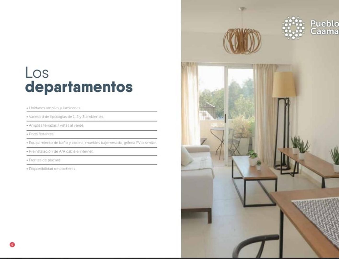Departamento en Venta con 1 cocheras