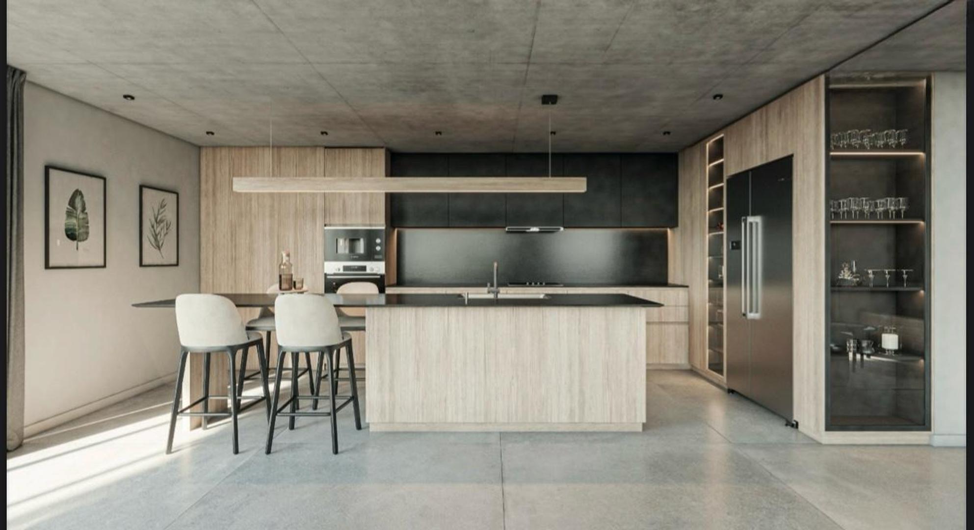 Departamento Monoambiente con 2 baños