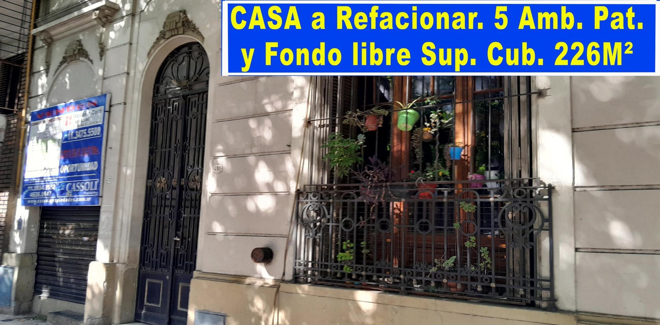 Casa en Venta con 1 cochera