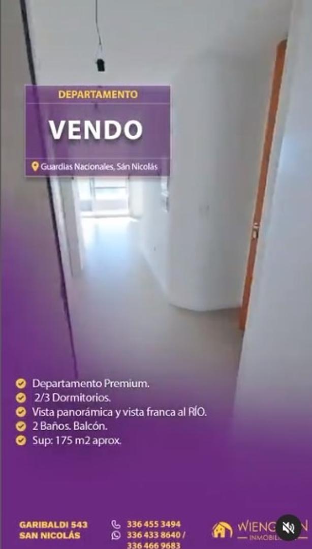 Vendo departamento a estrenar frente a la Plaza Mitre