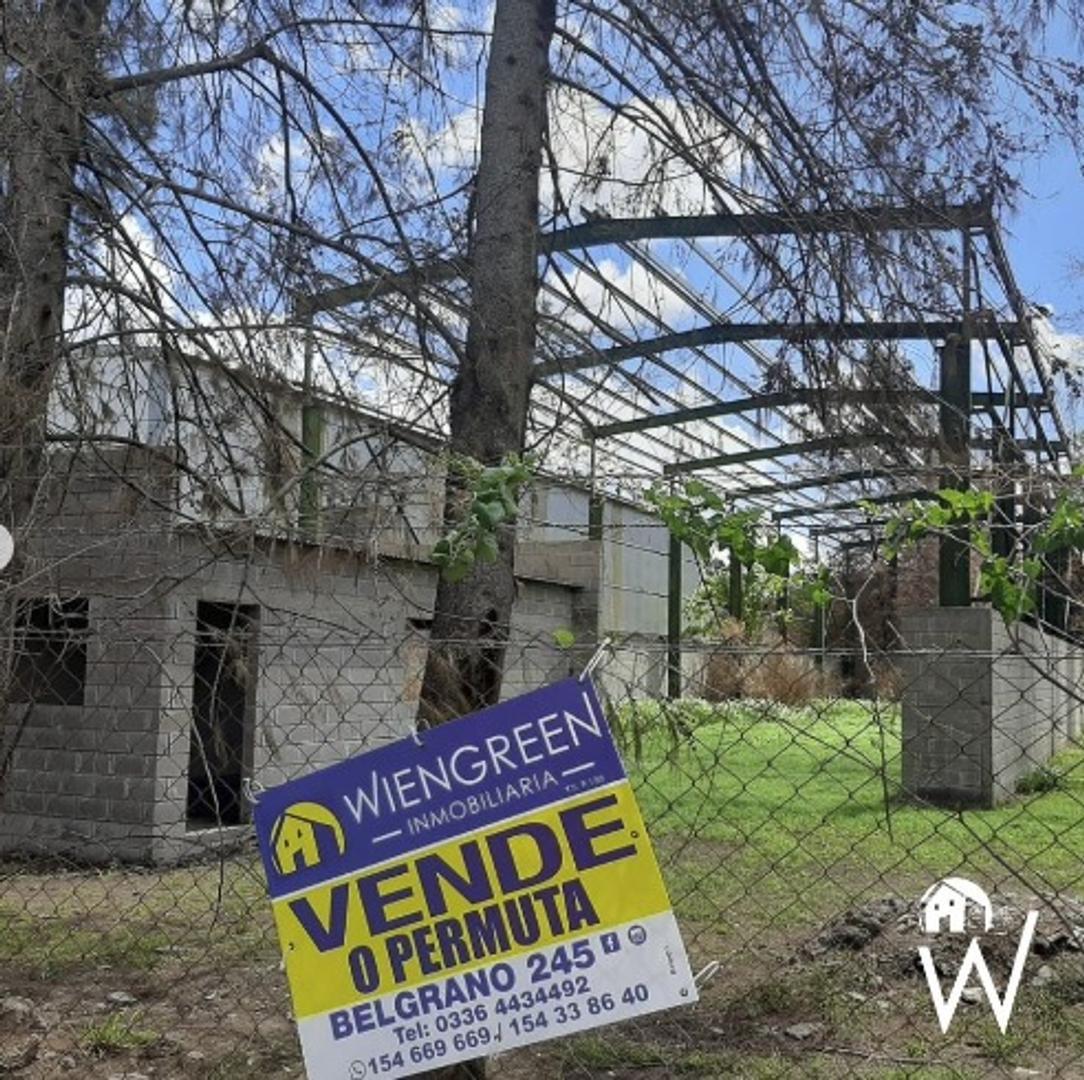 VENDO o PERMUTO  NAVE Industrial a terminar