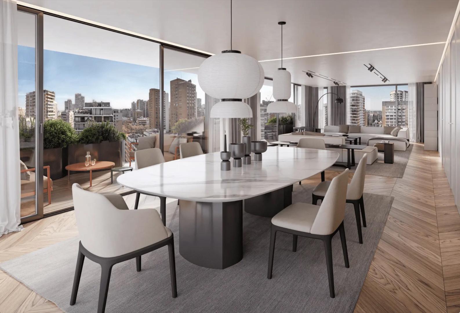 Departamento 4 ambientes con 4 baños