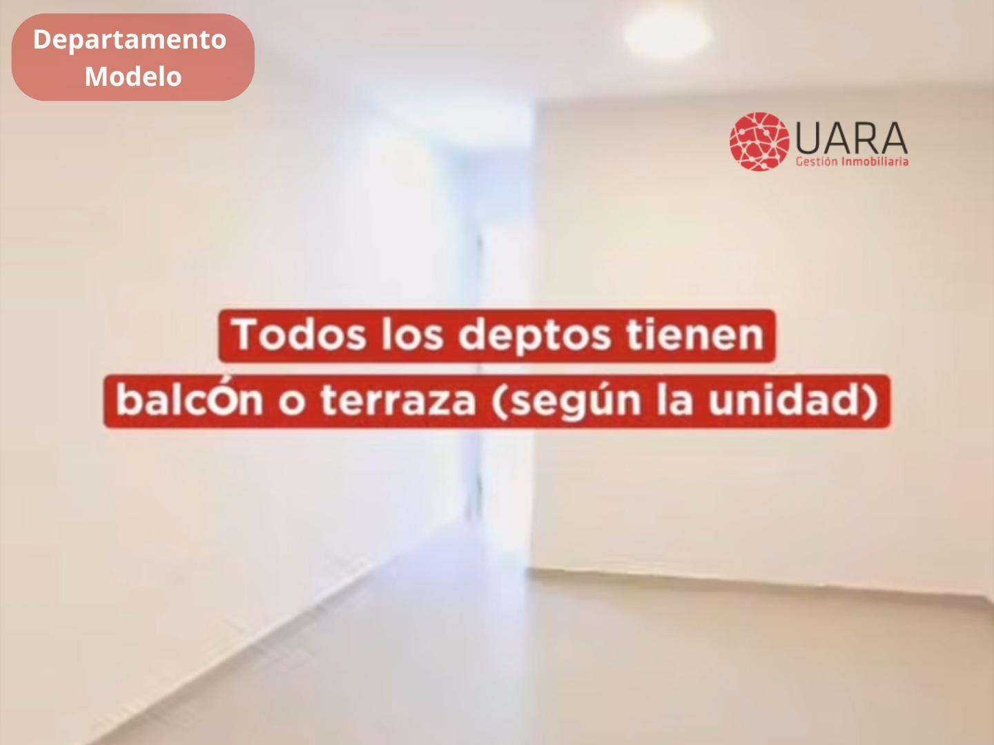 Departamento en Venta de 1 dormitorio