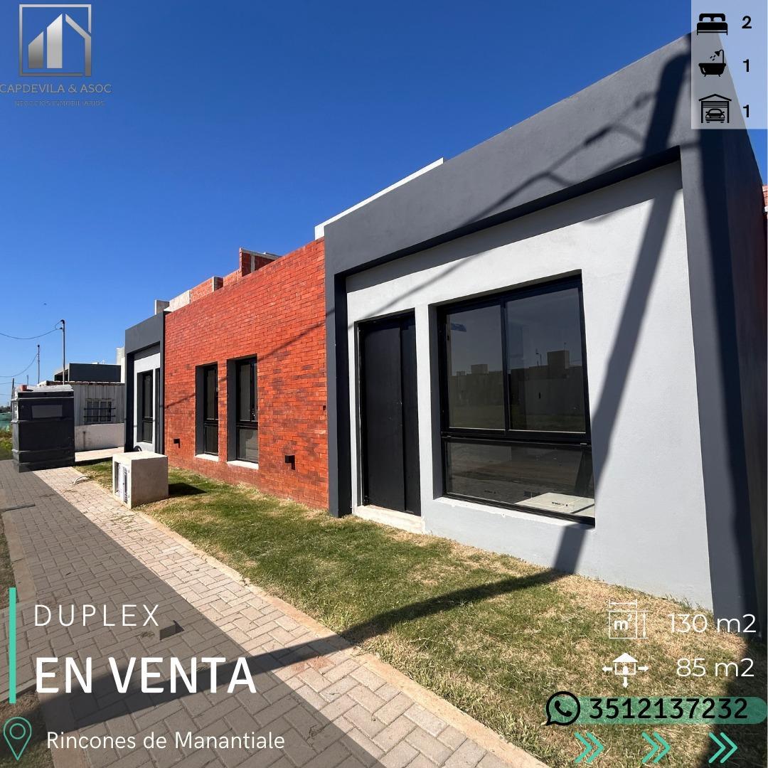 DUPLEX 2 DORMITORIOS - RINCONES DE MANANTIALES