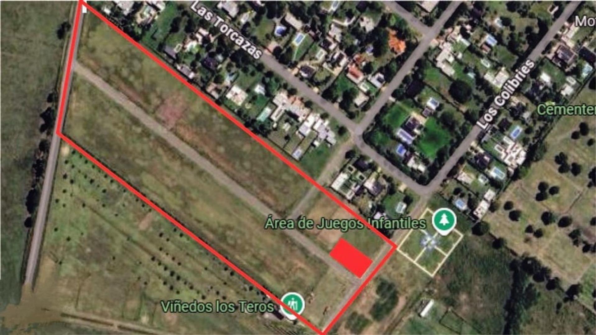 VENTA/ TERRENO ESQ./ LOTEO LOS TEROS/ BELLA ITALIA